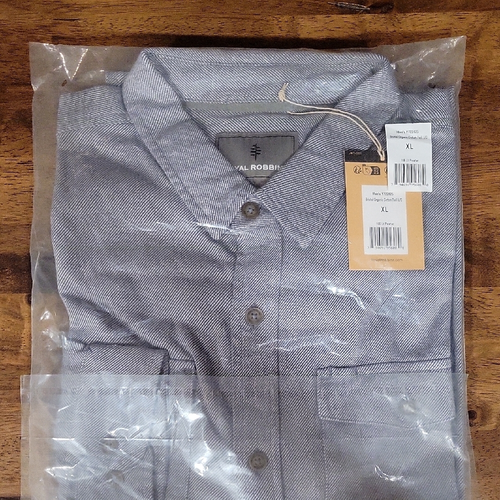 Royal Robbins Light Pewter Twill Shirt